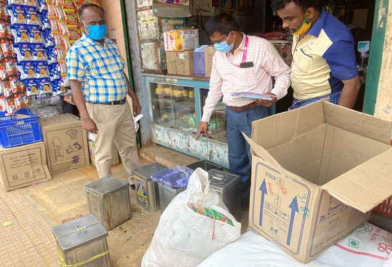 தூத்துக்குடி கடைகளில் உணவு பாதுகாப்பு அதிகாரிகள் திடீர் ஆய்வு