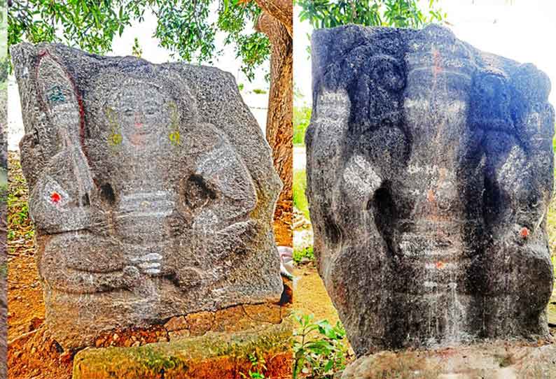 தொன்மை வாய்ந்த சிவலிங்கமும், 2 பலகை சிற்பங்களும் கண்டெடுப்பு