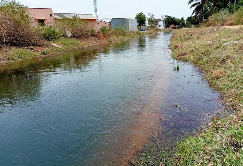 பி.ஏ.பி.கால்வாயில் கரைகளுக்கு மேல் தண்ணீர் வீணாகும் அபாயம்