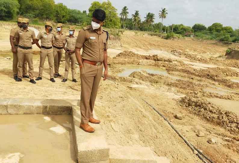 செயற்கை மணல் தயாரித்தால் குண்டர் சட்டத்தில் கைது. போலீஸ் சூப்பிரண்டு எச்சரிக்கை