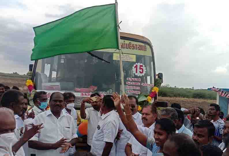 ஆக்கவயல் கிராமத்துக்கு புதிய பஸ்