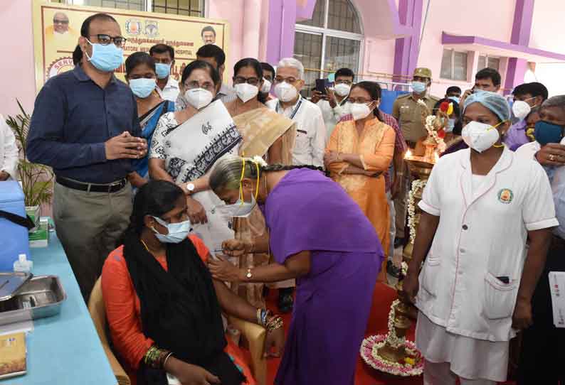 கோவை அரசு ஆஸ்பத்திரியில் 24 மணி நேர கொரோனா தடுப்பூசி மையம்