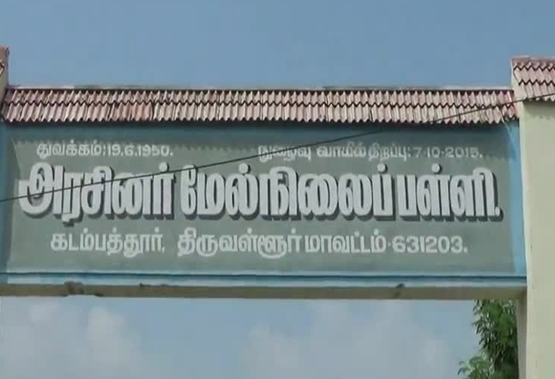 திருவள்ளூர் மாவட்ட முதன்மை கல்வி அலுவலர் ஆய்வு