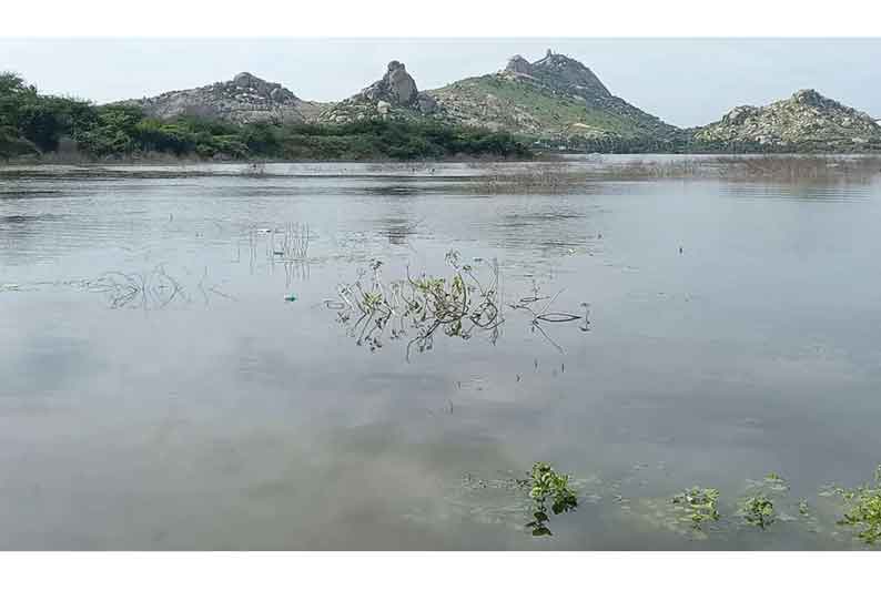 தண்ணீர் வரத்து அதிகரிப்பால் சோளிங்கர் ஏரி நிரம்பியது