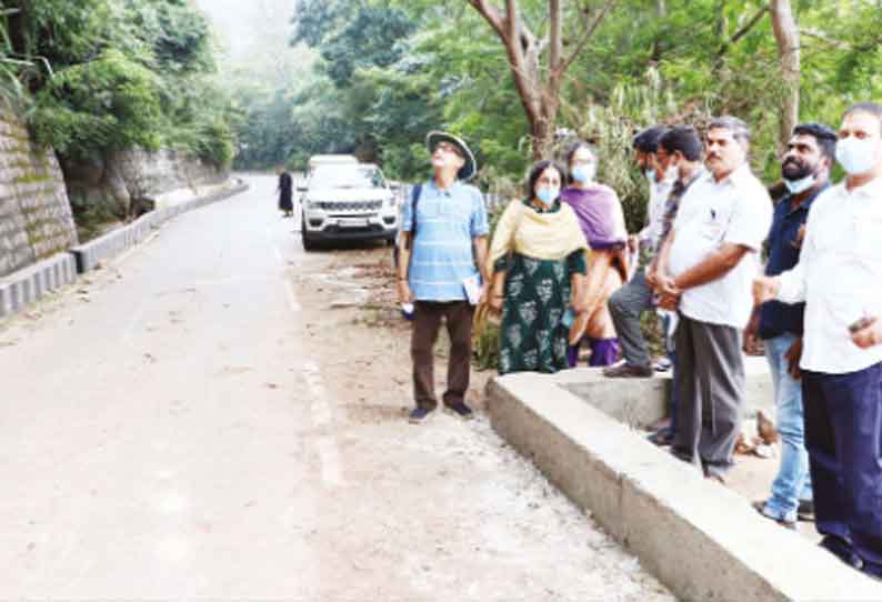 திருப்பதி மலைப்பாதைகளில் கேரள நிபுணர்கள் குழு ஆய்வு