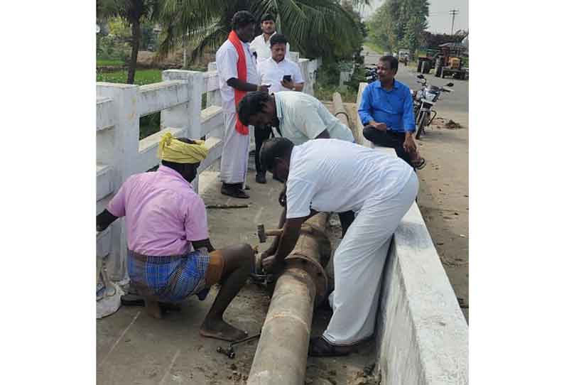 மேல்நிலை நீர்த்தேக்க தொட்டி பழுதால் குடிநீர் வினியோகம் தடை