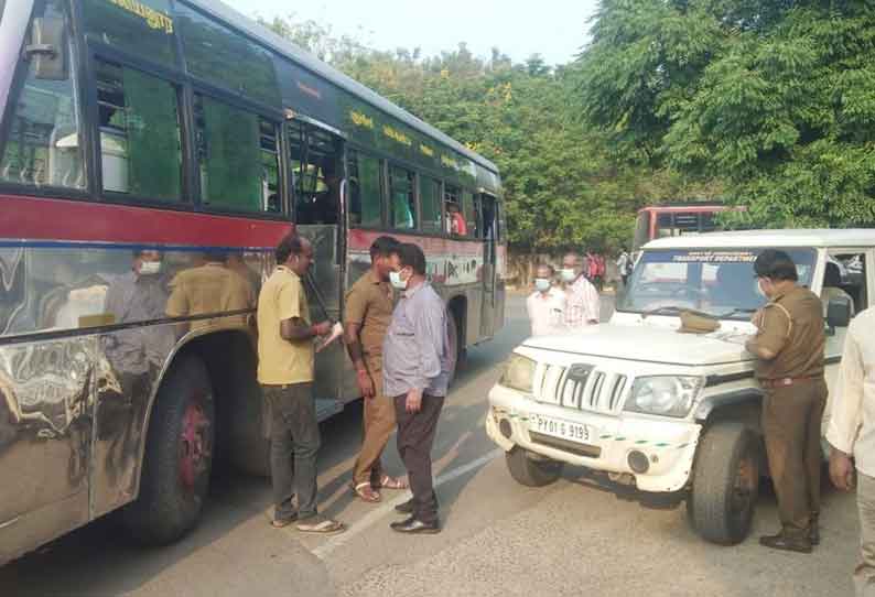 விதிகளை மீறிய 5 பஸ்களுக்கு நோட்டீசு