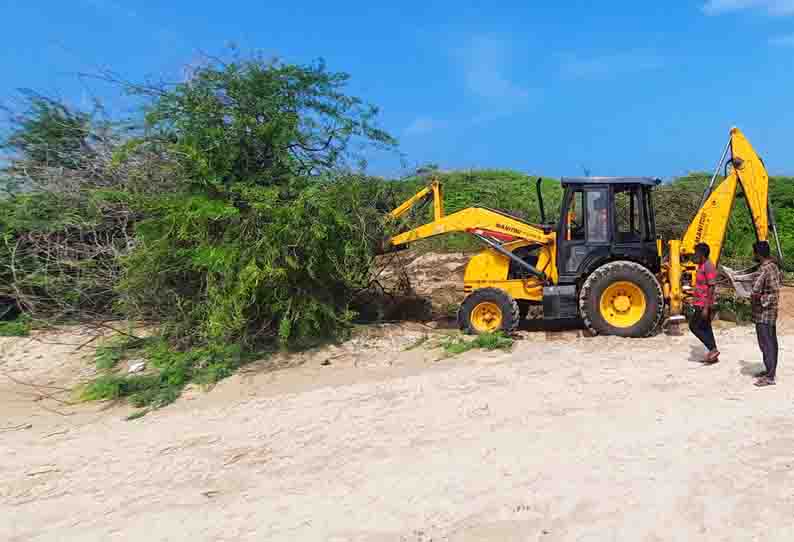 ராமேசுவரம்-தனுஷ்கோடி இடையே மீண்டும் புதிய ரெயில் பாதை