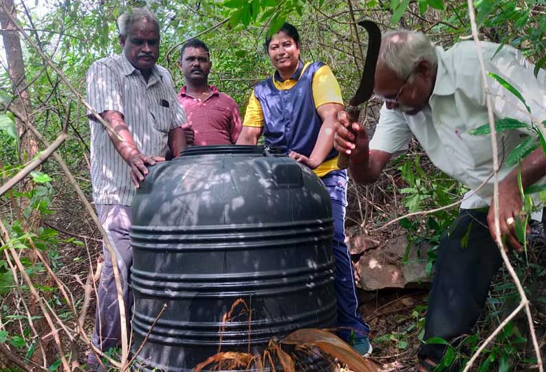 கல்வராயன்மலையில்  7 ஆயிரம் லிட்டர் சாராய ஊறல் அழிப்பு