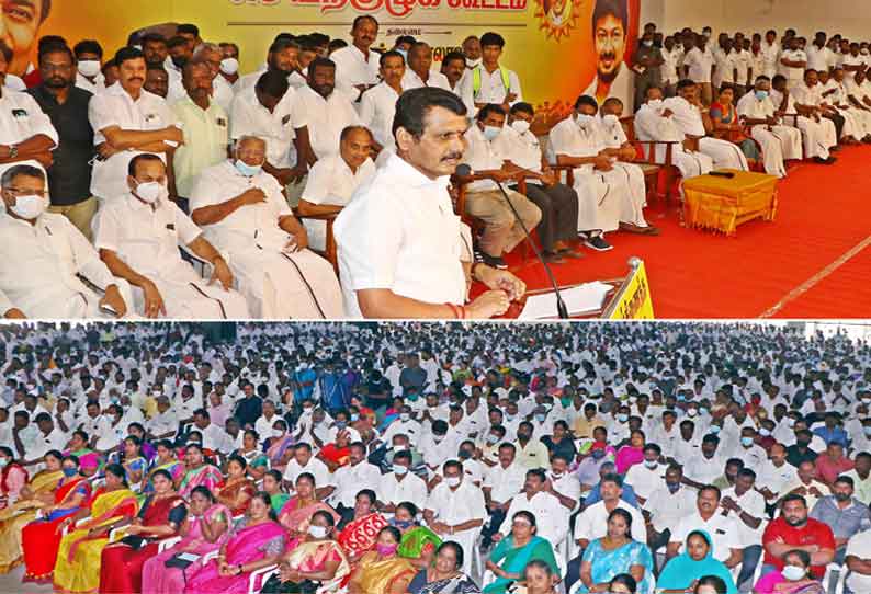 நகர்ப்புற உள்ளாட்சி தேர்தலில் 100 சதவீத வெற்றியை பெற வேண்டும்