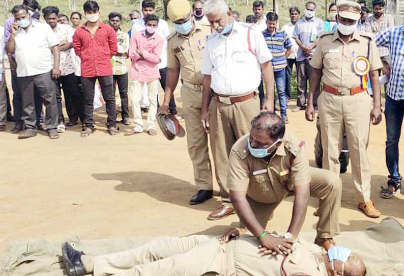 பெரம்பலூாில் தீயணைப்பு வீரர்கள் சார்பில் விழிப்புணர்வு நிகழ்ச்சி