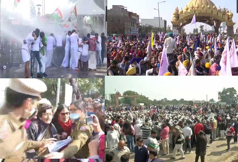 புதிய வேளாண் சட்டங்களைத் திரும்பப் பெறக் கோரி நாடு முழுவதும் விவசாயிகள் "சக்கா ஜாம்" போராட்டம்