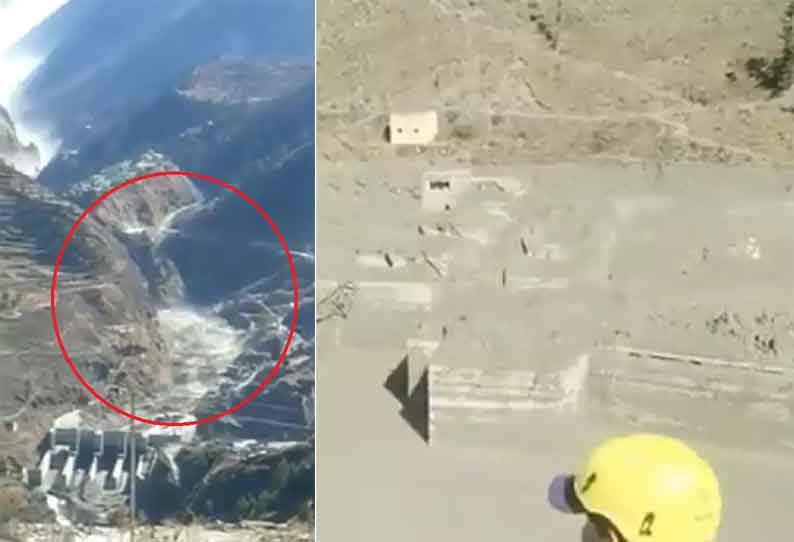 உத்தரகாண்டில் பனிச்சரிவு ஏற்பட்டு கடும் வெள்ளப்பெருக்கு: 100 முதல் 150 க்கும் மேற்பட்டோர் உயிரிழப்பு?