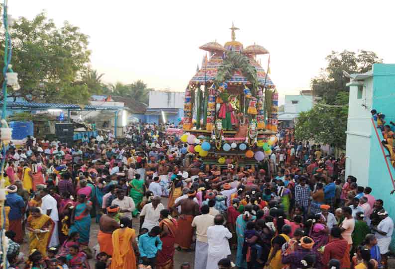 அம்பை வாகைபதியில் தை பெருந்திருவிழா தேரோட்டம்