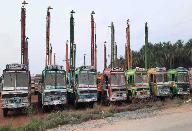 நாமக்கல்லில் ஒரு வாரமாக நடைபெற்று வந்த ரிக் உரிமையாளர்கள் வேலைநிறுத்தம் வாபஸ்