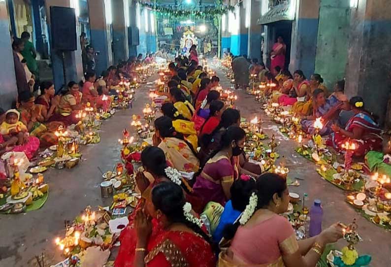Lamp worship at Mariamman Temple | மாரியம்மன் கோவிலில் விளக்கு பூஜை