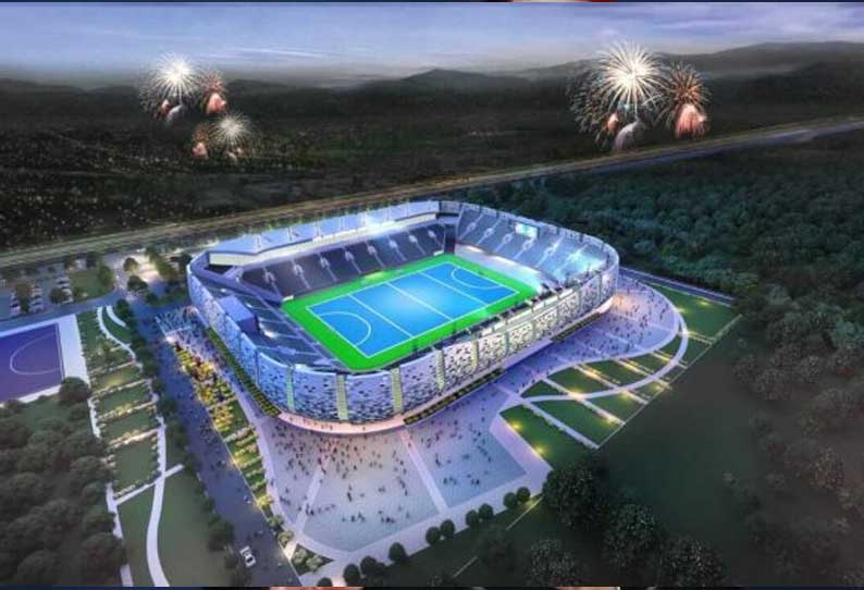 இந்தியாவின் மிகப்பெரிய ஹாக்கி மைதானத்திற்கு பழங்குடி சுதந்திர போராட்ட வீரர் பிர்சா முண்டாவின் பெயர் 202102161740315968_The-largest-hockey-stadium-in-India-to-be-named-after-tribal_SECVPF