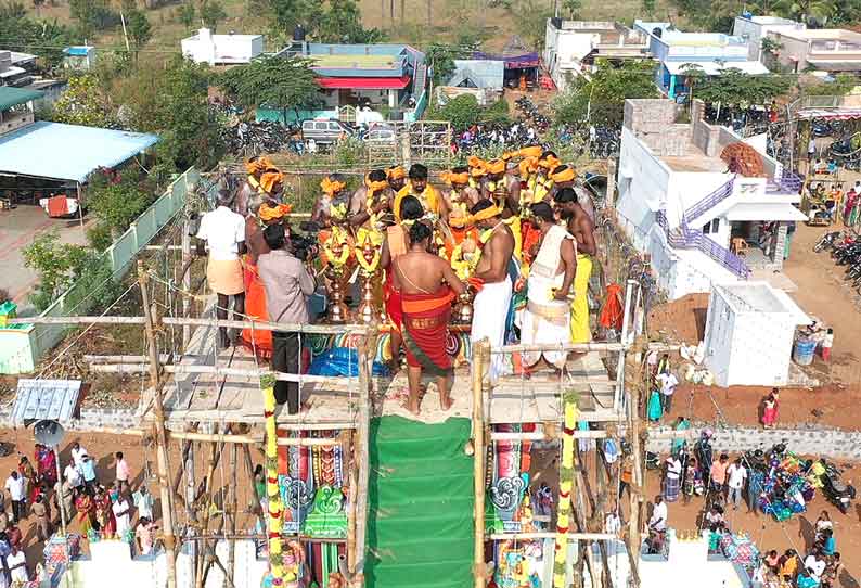 கொளத்தூர் அருகே மத்தூர் மாரியம்மன் கோவில் கும்பாபிஷேக விழா திரளான பக்தர்கள் தரிசனம்