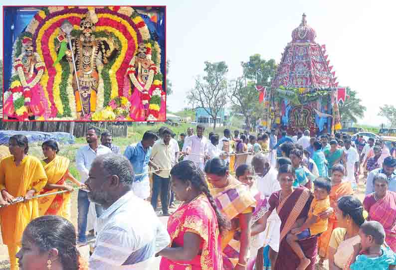 பெருவயல் ரணபலி முருகன் கோவில் மாசி மக தேரோட்டம்