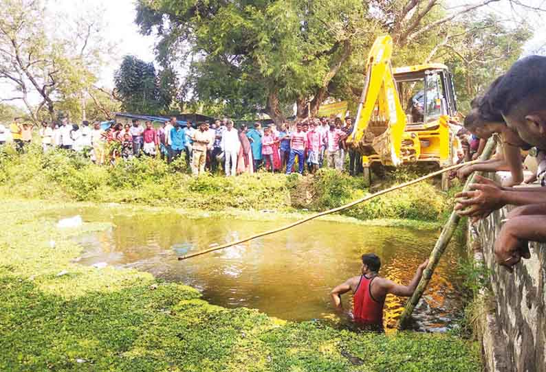 திருவலத்தில் மாயமான தொழிலாளி கால்வாயில் பிணமாக மீட்பு