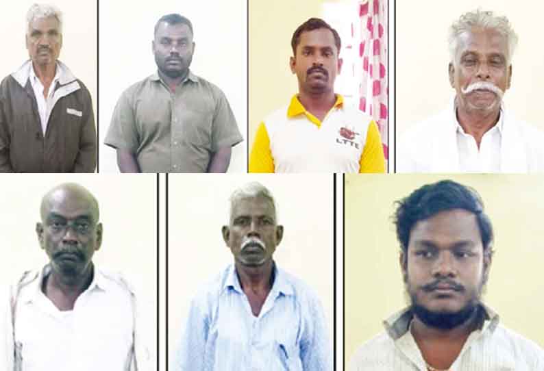 ஜோலார்பேட்டை அருகே, கூலி தொழிலாளி கொலையில் அண்ணன் உள்பட 7 பேர் கைது - போலீஸ் விசாரணையில் பரபரப்பு வாக்குமூலம்