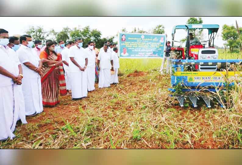 விவசாயிகளுக்கு குறைந்த வாடகையில் நவீன வேளாண் எந்திரங்கள் - அமைச்சர் கே.பி.அன்பழகன் தகவல்