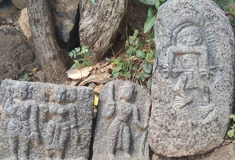 தர்மபுரி அருகே பழங்கால நடுகற்கள் கண்டுபிடிப்பு