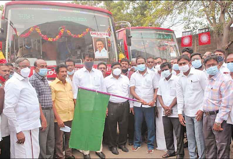 100 மீனவ கிராமங்களை இணைக்கும் புதிய வழித்தடத்தில் திருவொற்றியூர்-கோவளம் இடையே நேரடி பஸ் வசதி