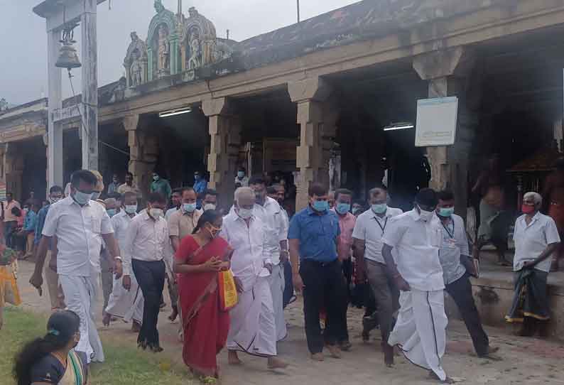 தென்காசி காசி விஸ்வநாத சுவாமி கோவிலில் கும்பாபிஷேகம் நடத்த ஏற்பாடு-அமைச்சர் சேகர்பாபு பேட்டி