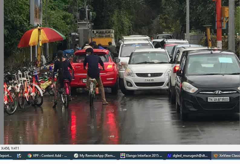 வார விடுமுறையையொட்டி  கொடைக்கானலில் குவிந்த சுற்றுலா பயணிகள்