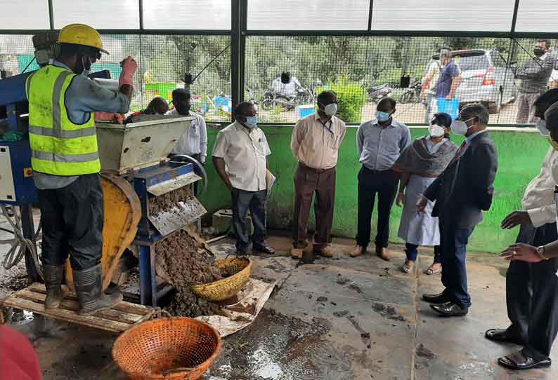 நகராட்சி குப்பை கிடங்குகளில் பசுமை தீர்ப்பாய தலைவர் ஆய்வு