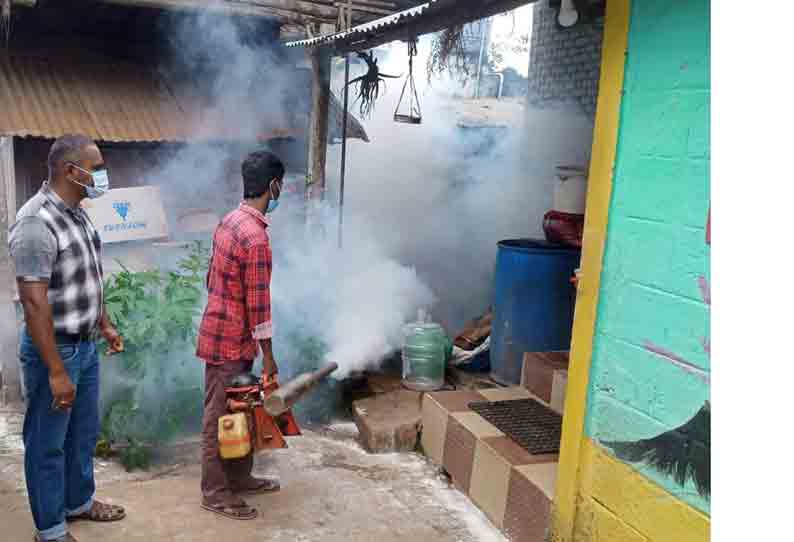 சுகாதாரத்துறையினர் ஆய்வு