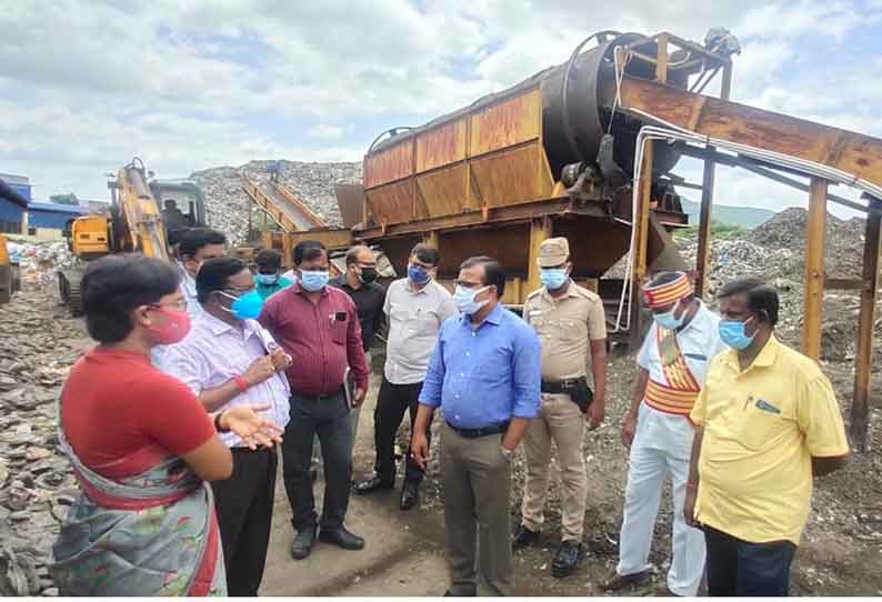 பாலாறு, நீர்நிலைகளில் குப்பைகளை கொட்டினால் நடவடிக்கை- கலெக்டர் எச்சரிக்கை