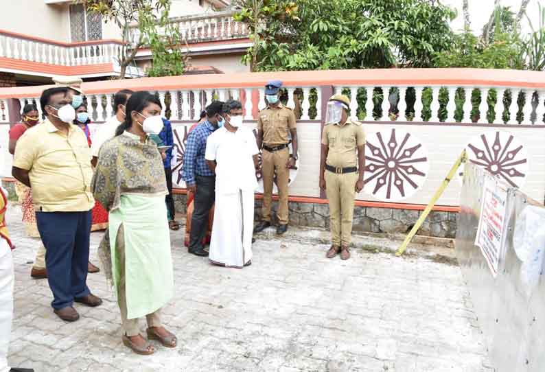 கொரோனா தடுப்பு நடவடிக்கைகளை கலெக்டர் இன்னசென்ட் திவ்யா ஆய்வு