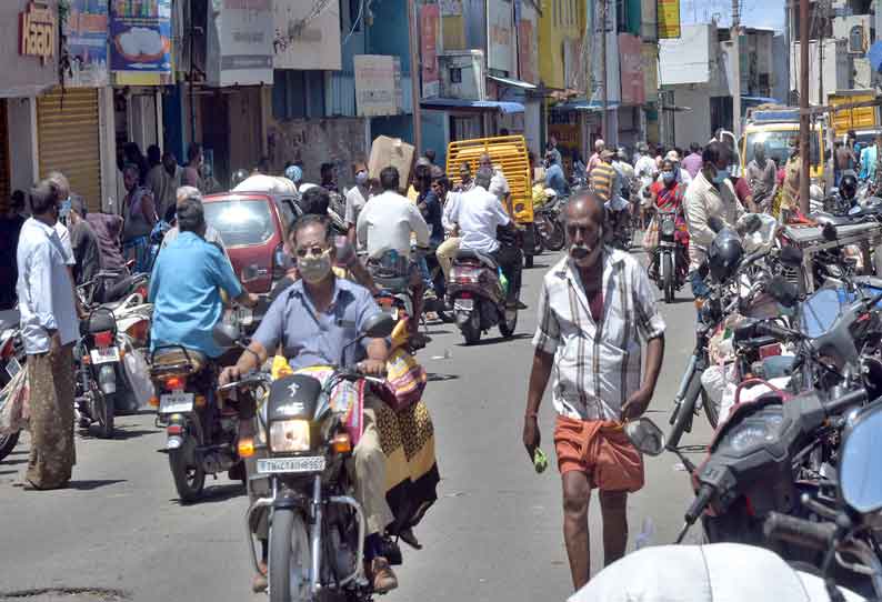 அத்தியாவசிய பொருட்கள் விற்பனை செய்யும் கடைகள் திறப்பு