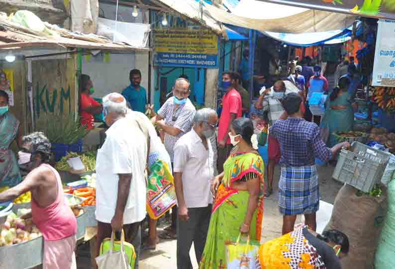 காய்கறி மார்க்கெட் செயல்பட நடவடிக்கை தேவை