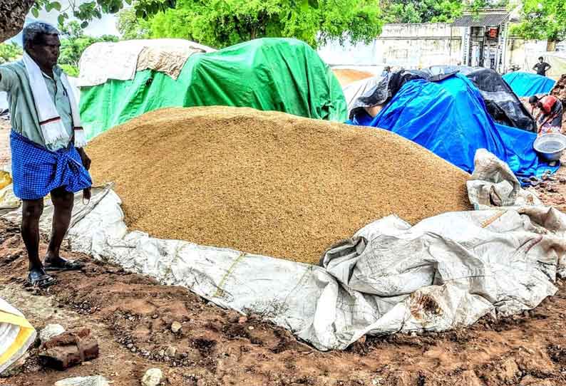 நெல் கொள்முதல் மையங்களை சீரமைக்க கோரிக்கை