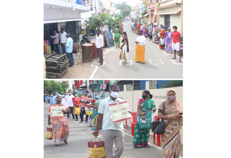 ரூ.2 ஆயிரம், 14 வகையான மளிகை பொருட்கள்: 10.22 லட்சம் ரேஷன் கார்டுதாரர்களுக்கு வழங்கும் பணி- கலெக்டர் கார்மேகம் தொடங்கி வைத்தார்