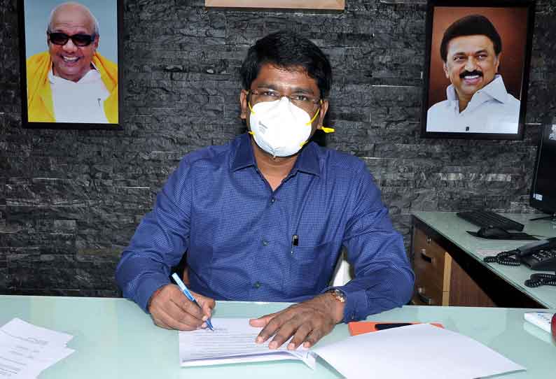 விழுப்புரம் மாவட்ட புதிய கலெக்டராக மோகன் பொறுப்பேற்பு||Mohan assumes charge  as the new Collector of Villupuram District -DailyThanthi
