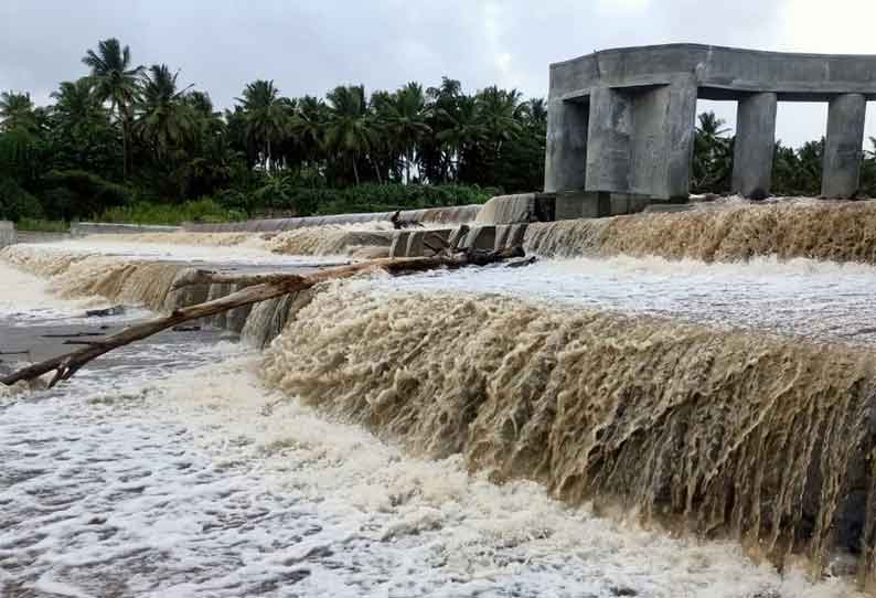 மேற்கு தொடர்ச்சி மலைப்பகுதியில் மழை நொய்யல் ஆற்றில் நீர்வரத்து அதிகரிப்பு