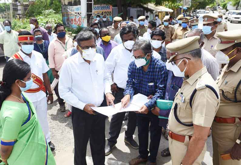 போக்குவரத்து நெரிசலால் வாகன ஓட்டிகள் அவதி: சேலம் சீலநாயக்கன்பட்டியில் கலெக்டர் ஆய்வு