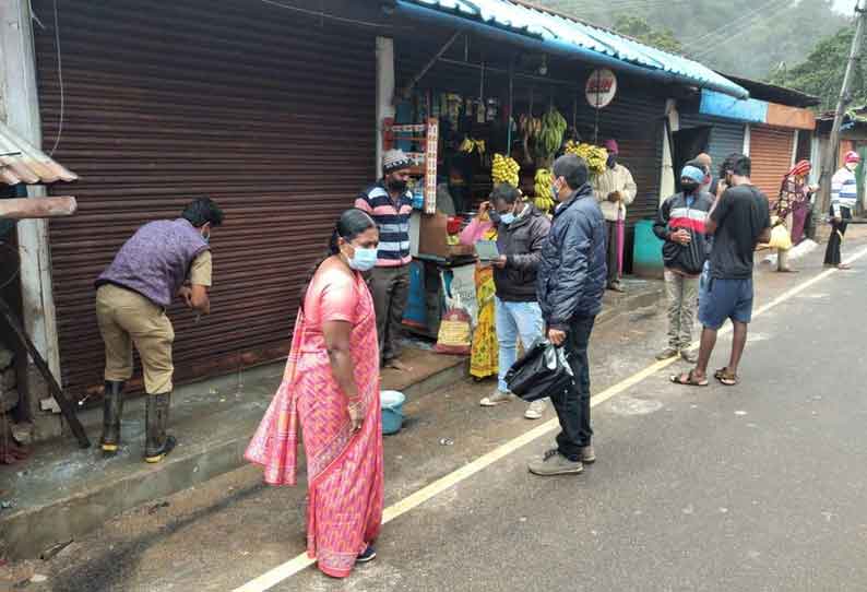 ஊரடங்கை மீறிய கடைக்கு ‘சீல்’