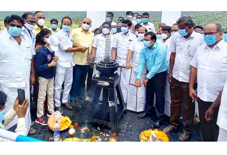 ஆண்டியப்பனூர் அணையிலிருந்து விவசாய பாசனத்துக்கு தண்ணீர் திறப்பு