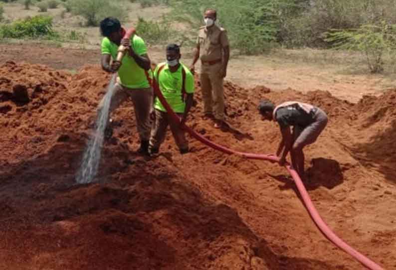 தென்னை நார் தொழிற்சாலையில் தீ