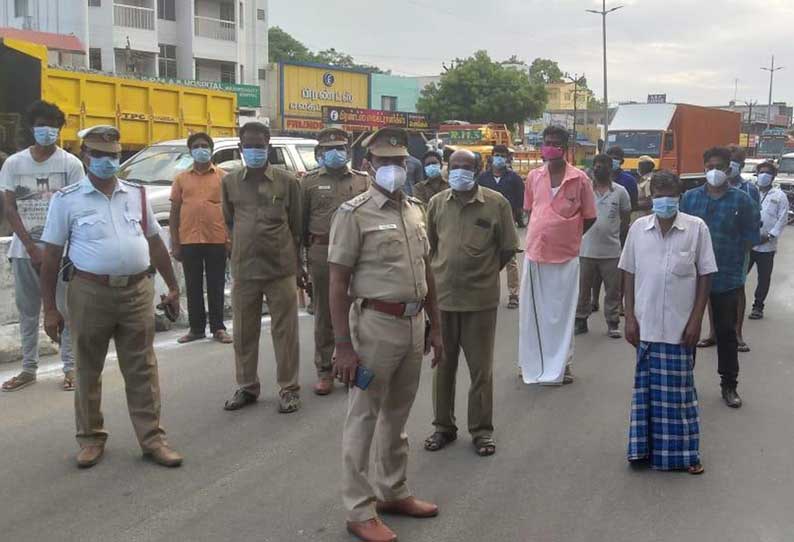 பல்லடம் உட்கோட்ட காவல்துறையின் சார்பில்  பொதுமக்களுக்கு போதைப்பொருள் விழிப்புணர்வு