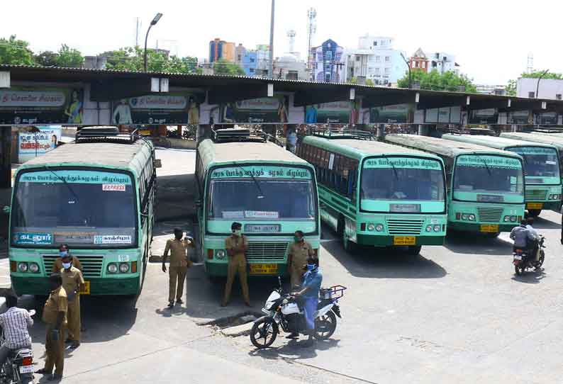 விழுப்புரம்- கள்ளக்குறிச்சி மாவட்டங்களில்  அரசு பஸ்கள் ஓடின  பயணிகள் மகிழ்ச்சி