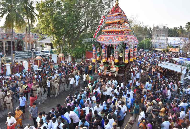 பழனி மாரியம்மன் கோவில் மாசித்திருவிழா தேரோட்டம்