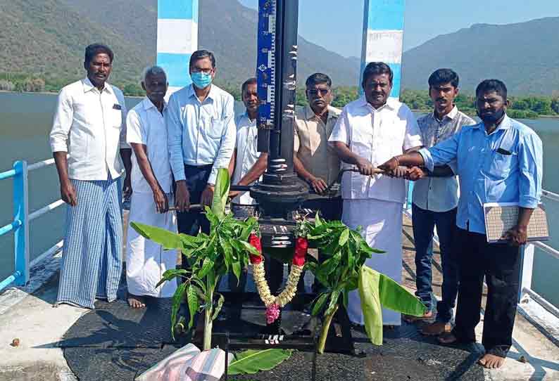 பாசனத்துக்காக அந்தியூர் வரட்டுப்பள்ளம்  அணையில் இருந்து தண்ணீர் திறப்பு