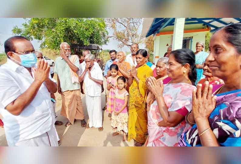 தொப்பம்பட்டி கிழக்கு ஒன்றியத்தில் தி.மு.க. வேட்பாளர் அர.சக்கரபாணி கிராமம், கிராமமாக தீவிர வாக்கு சேகரிப்பு