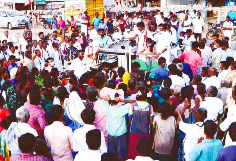 மக்களுக்காக 24 மணி நேரமும் உழைப்பேன் - அமைச்சர் விஜயபாஸ்கர் பிரசாரம்